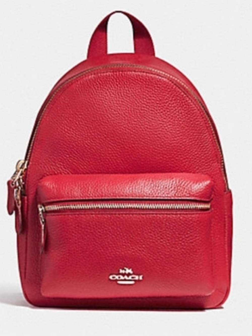 Coach F38263 Mini Charlie Backpack bright red